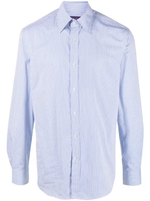 Ralph Lauren Purple Label striped cotton shirt Blue 791901963001