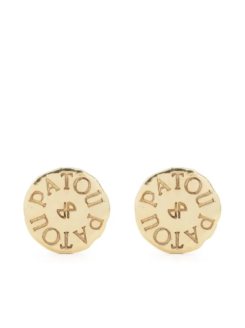 Patou logo-engraved coin earrings Gold JW0931002299G