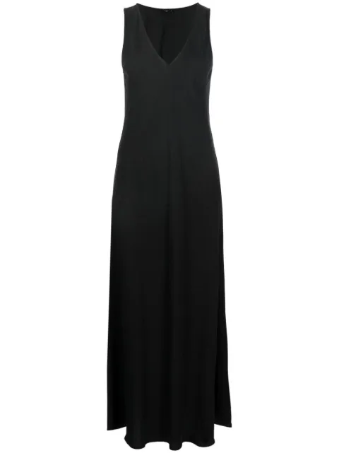 VOZ v-neck maxi dress Black VD42BLACK