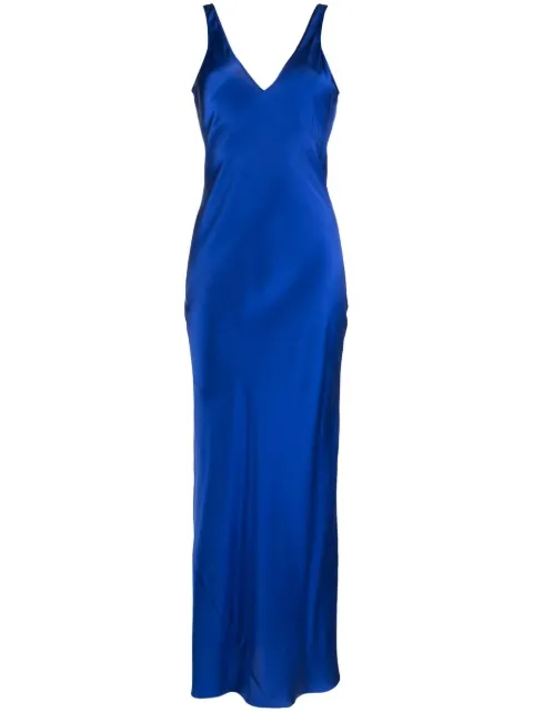 VOZ double-V Bias dress Blue VD50SAPPHIRE