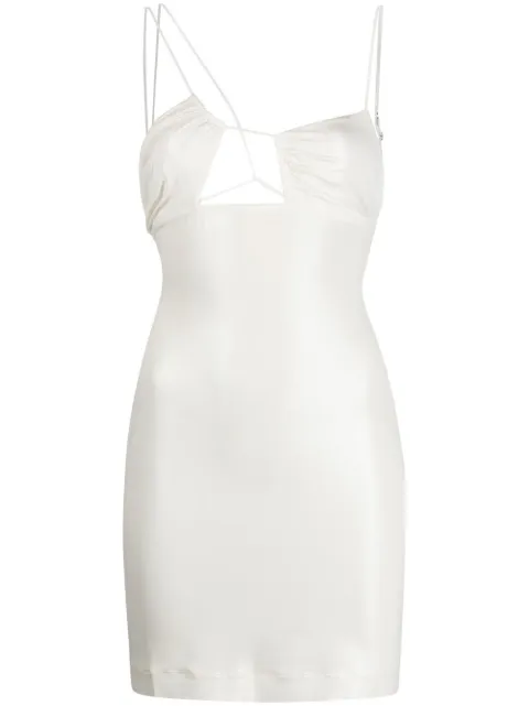 Nensi Dojaka cut-out minidress White NDSS23DR018B