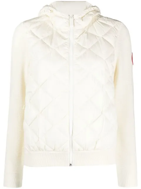 Canada Goose quilted knit jacket White 6800L