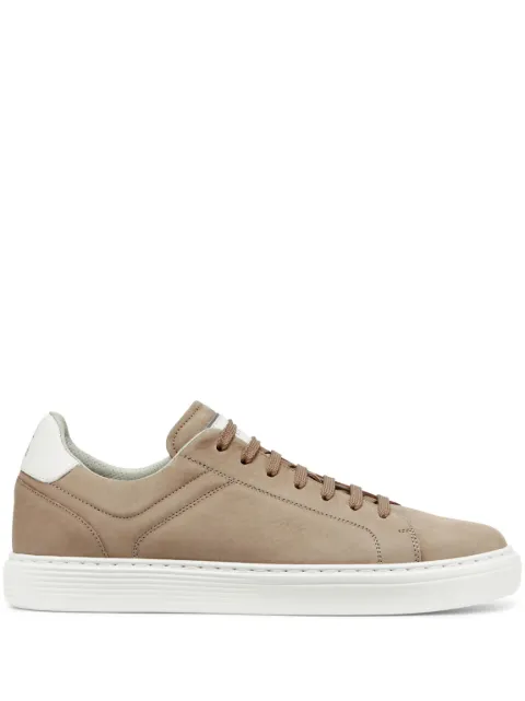 Brunello Cucinelli suede lace-up sneakers Brown MZUDBTJ264CES19