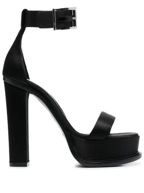 Alexander McQueen 140mm platform sandals Black 734986W4SBE