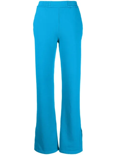 Off-White diagonal-stripe track pants Blue OWCH011S23JER0014949