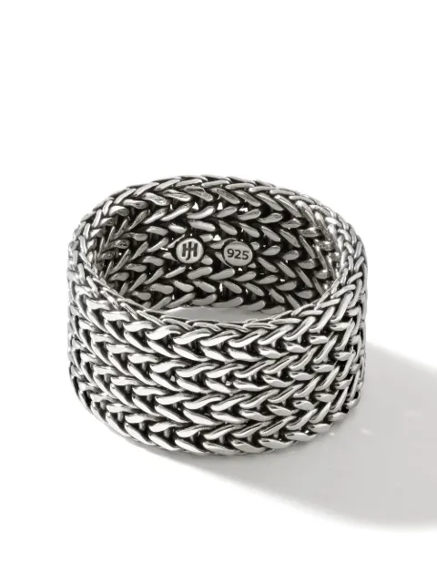 John Hardy Classic Chain 12mm band ring Silver RM900921