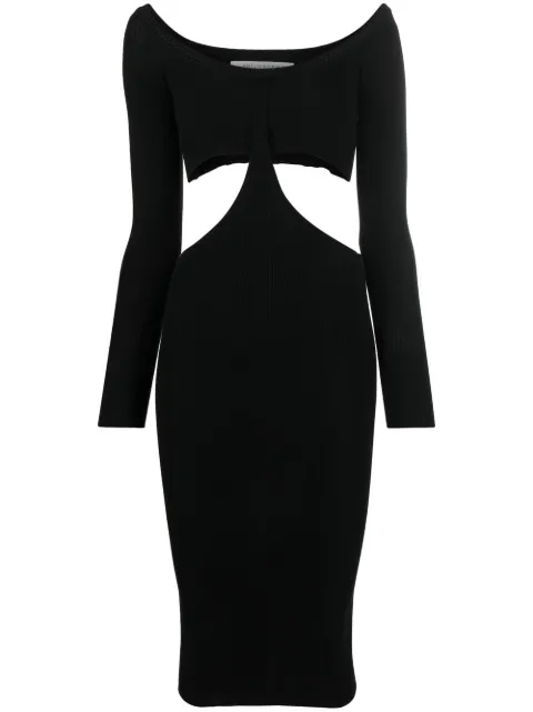 Philosophy Di Lorenzo Serafini cut-out detail knit dress Black A04890701