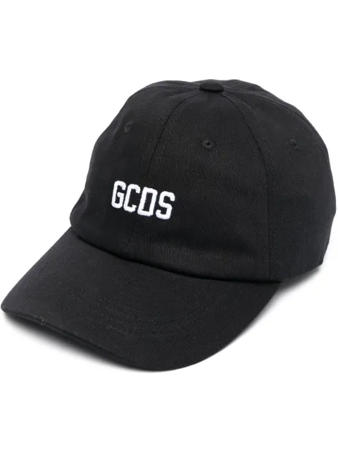GCDS embroidered-logo detail baseball cap Black A1OU5803AB9