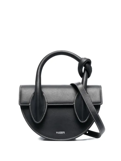 Yuzefi Pretzel mini tote bag Black PRETZEL