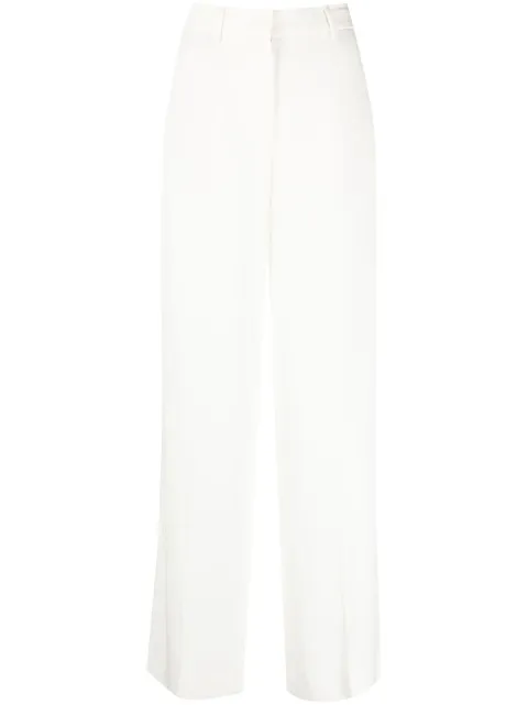 Iceberg high-waisted straight-leg trousers White B1015084