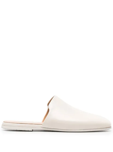 Marsèll Spatolona leather mules Neutrals MW6385
