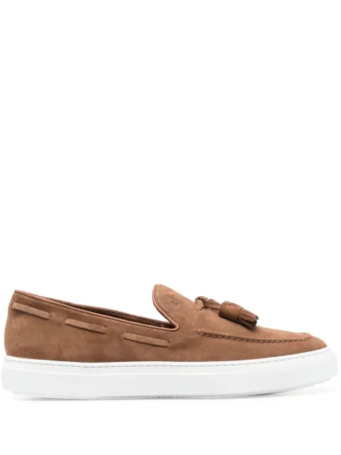 Fratelli Rossetti tassel-detail leather boat shoes Brown 45814