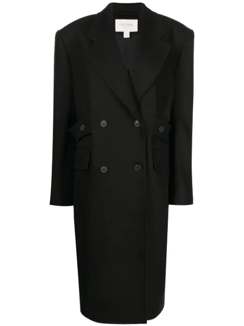 Materiel Boxy cotton coat Black 1641CTBK