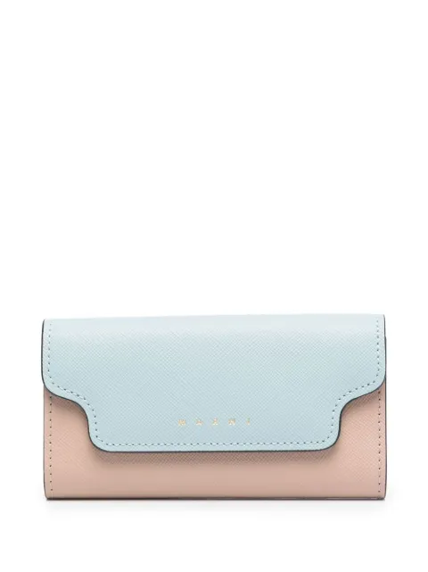 Marni two-tone leather keyholder Brown PCMO0017U1LV520