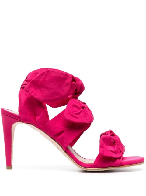 RED(V) bow-detail heeled sandals Pink QS0H39FUB