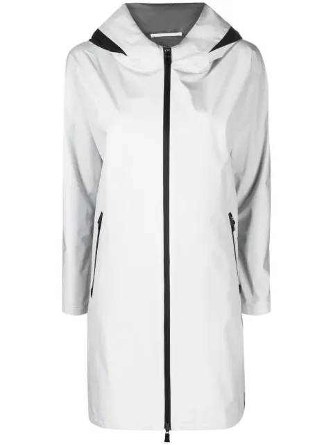 Herno hooded zip-fastening coat Grey GC00070DL11101