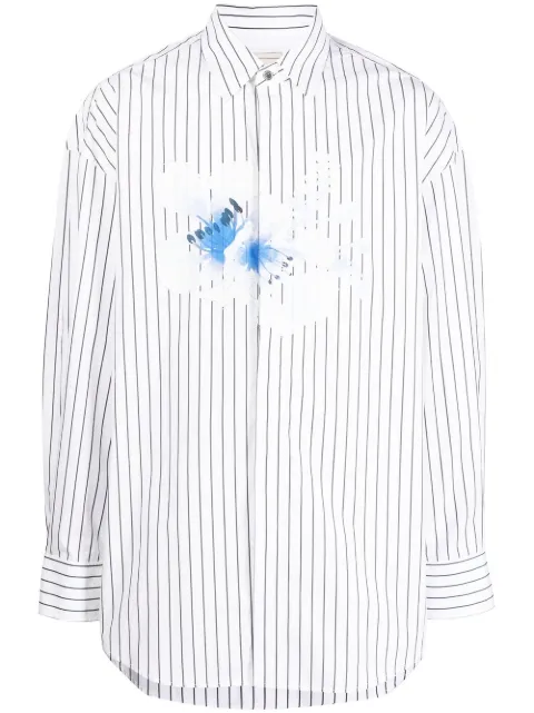 Feng Chen Wang floral-print shirt White FMS15SR11