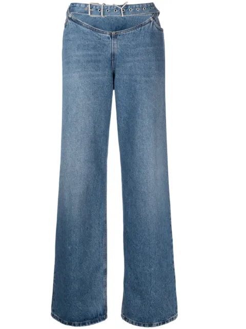 Y/Project low-rise loose-fit jeans Blue JEAN43S24