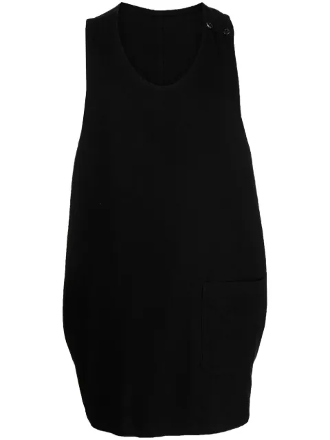 Takahiromiyashita The Soloist sleeveless long tank top Black SS0007BA