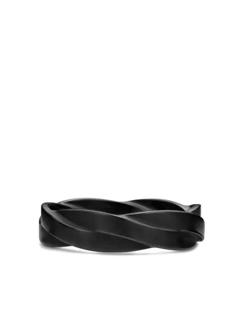 David Yurman DY Helios band ring (6mm) Black R25567MBB