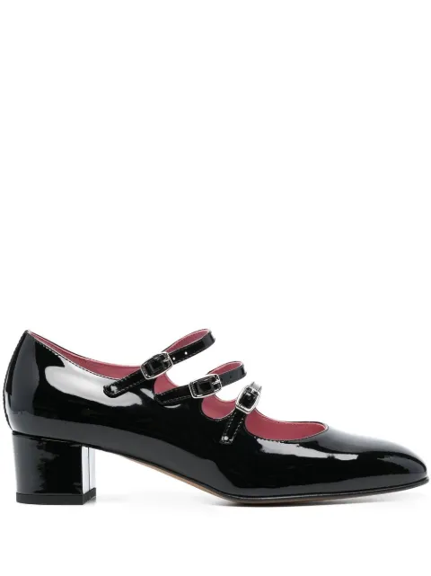 Carel Paris Mary Jane side-buckle pumps Black KINA