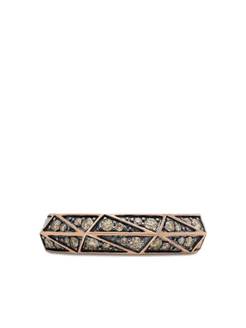 David Yurman 18kt rose gold Torqued Faceted diamond ring (6mm) Pink R25909M8RACD