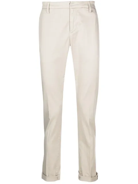 DONDUP slim-fit chino trousers Neutrals UP235RSE036UPTDDU