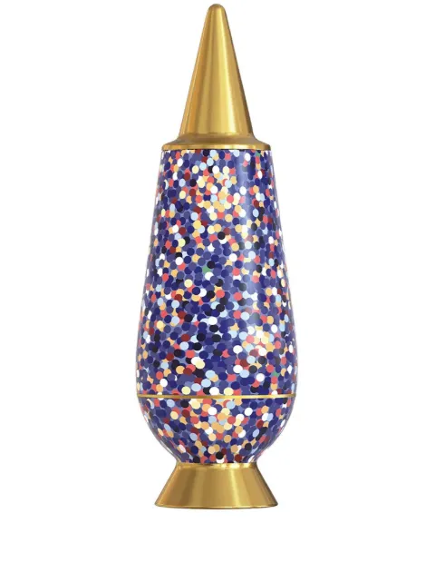 Alessi limited edition Proust porcelain vase Gold TAM101