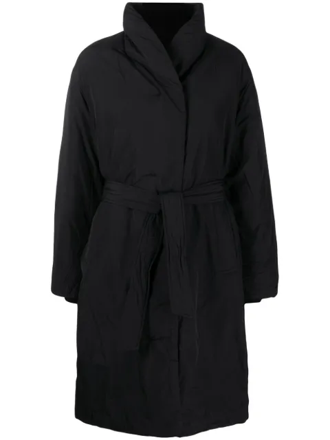 Calvin Klein padded single-breasted coat Black K20K205003