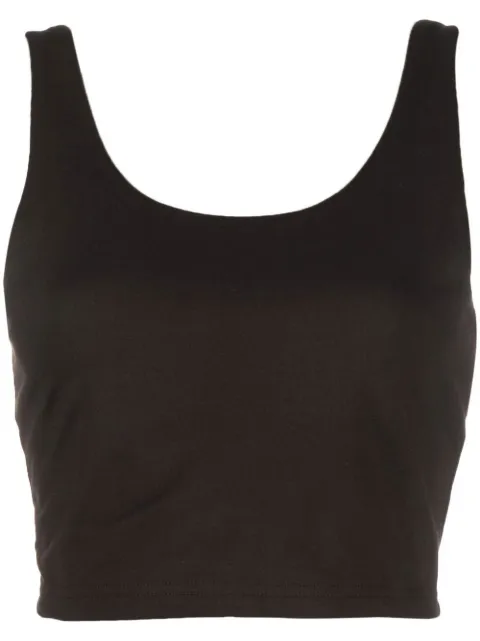RLX Ralph Lauren scoop-neck cropped tank top Brown 284890415001