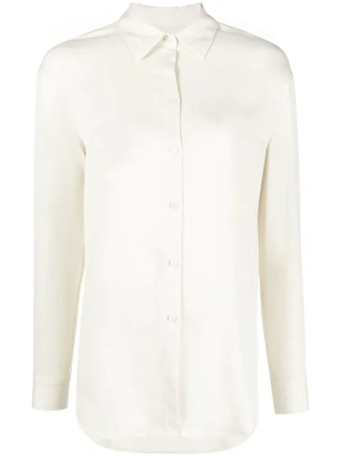 Calvin Klein long-sleeve buttoned shirt Neutrals K20K203498