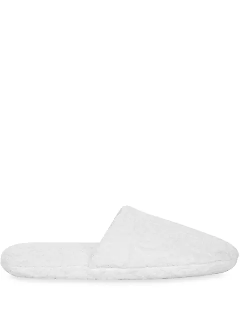 Dolce & Gabbana DG-jacquard cotton slippers White TCF014TCAGM