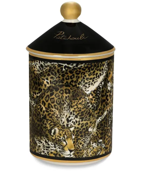 Dolce & Gabbana leopard-print scented candle Black TCC113TCAHZ