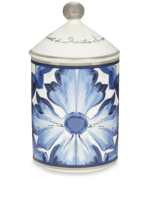Dolce & Gabbana abstract-print scented candle Blue TCC113TCAHZ