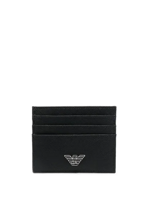 Emporio Armani logo-plaque cardholder Black Y4R173Y138E81072