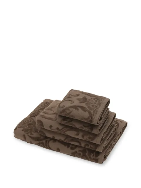 Dolce & Gabbana logo towel set Brown TCFS01TCAGB