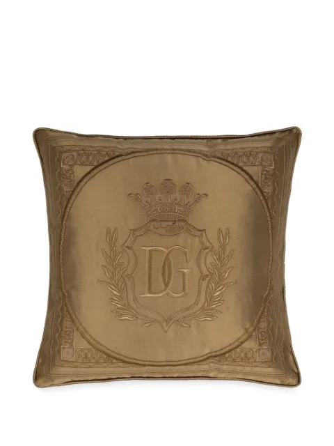 Dolce & Gabbana small DG-embossed cushion Brown TCE007TCAAJ