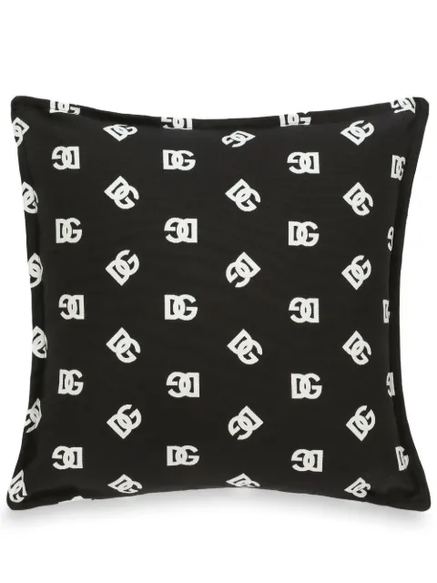 Dolce & Gabbana logo-print cushion Black TCE001TCAIZ