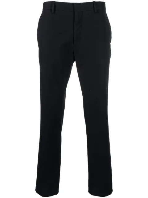 Zegna slim-cut leg tailored trousers Blue UBI17A5TR00