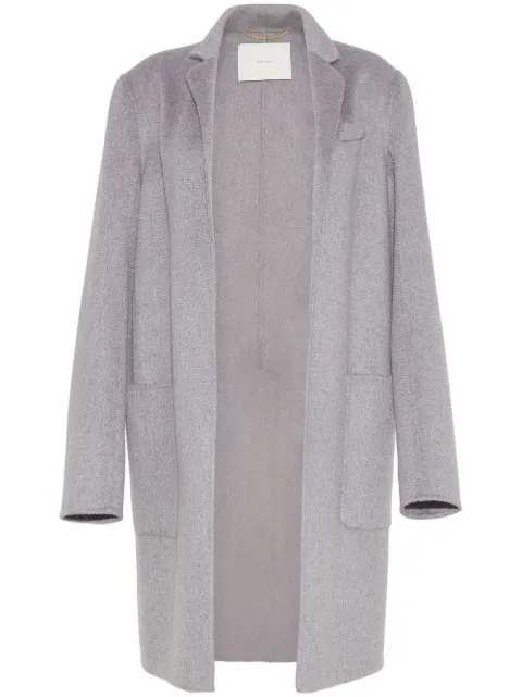 Adam Lippes Gina open-front cashmere coat Grey AL915ZC