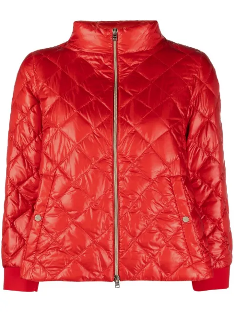 Herno Ultralight diamond-quilted down jacket Red PI1402D12017