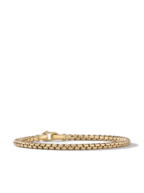 David Yurman 18kt yellow gold Box Chain bracelet (3.4mm) Gold BC0238M88