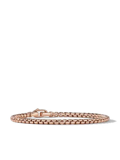 David Yurman 18kt rose gold Box Chain bracelet (3.4mm) Pink BC0238M8R