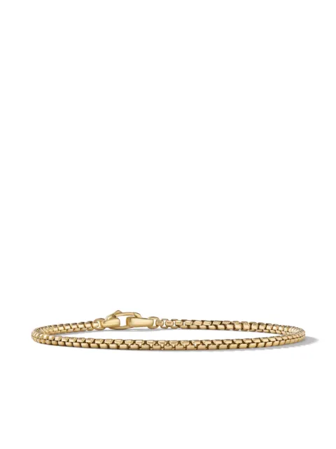 David Yurman 18kt yellow gold Box Chain bracelet (2.7mm) Gold BC0189M88