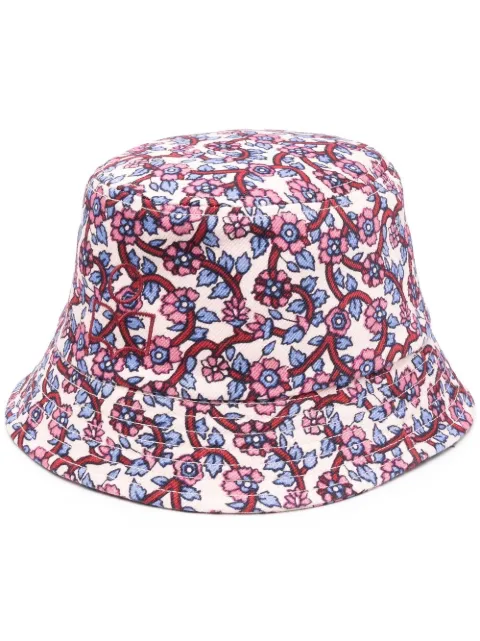 ISABEL MARANT floral bucket hat Pink CU001XFAA1C18A