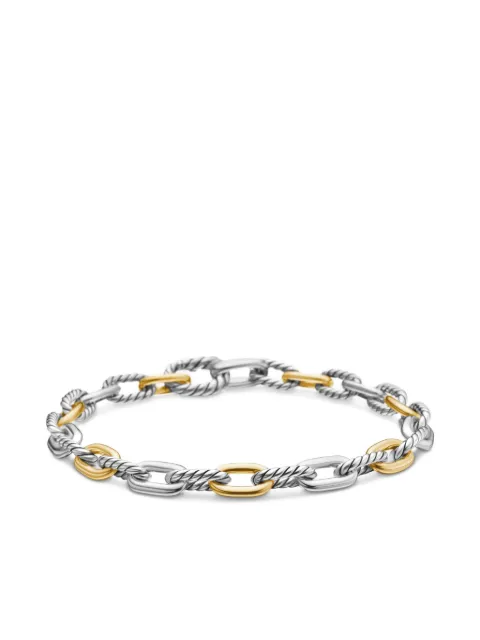 David Yurman 18kt yellow gold and sterling silver DY Madison chain bracelet (5.5mm) Silver B17875S8