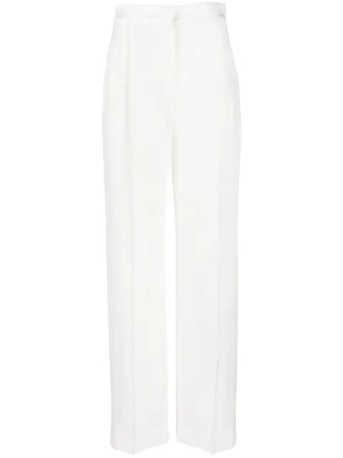 Alberta Ferretti straight-leg tailored trousers White AEF231U03261618