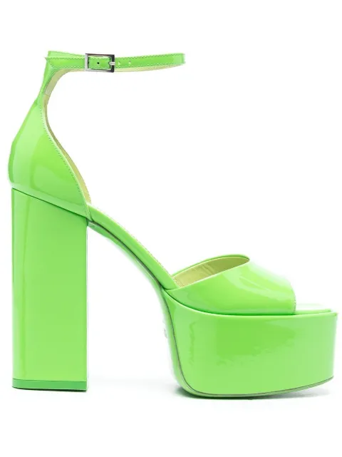 Paris Texas Tatiana 105mm platform sandals Green PX696XVN01