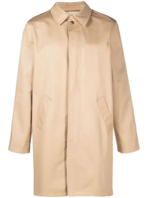 A.P.C. Ville cotton raincoat Neutrals COZBAH01103