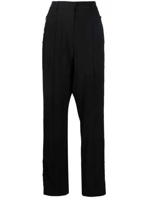 Giuseppe Di Morabito lace-up detail straight-leg trousers Black PS23065PA224